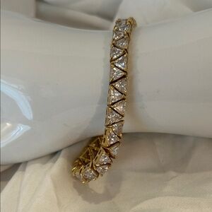 Gold Trillian CZ Bracelet